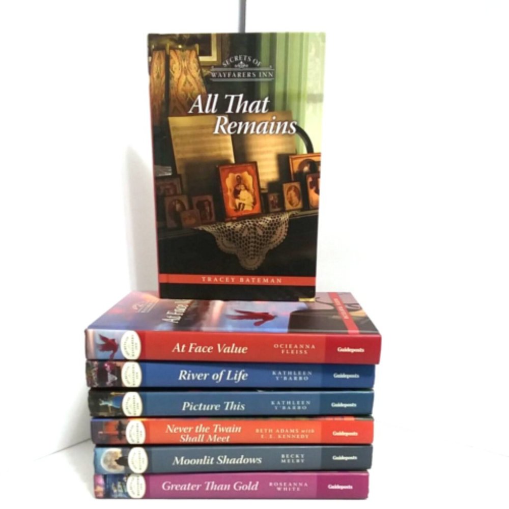 Secrets Of Wayfarers Inn Lot Of 7 Books Guidepost Christian Cozy Mystery Set
